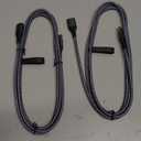 AINOPE 2 Pack USB Extensions Cable High Speed USB 3.0 Extension Cord Type A Male to Female Sturdy Braided Material Fast Data Transfer Compatible with USB Keyboard,Mouse,Flash Drive,Grey,6.6FT+6.6FT