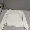 SUUKSESS Women Square Neck Long Sleeve Tops Double Lined Going Out T-Shirts, Medium 
