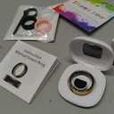 Smart Health Ring, Featuring Stress and Sleep Monitoring Functions, Compatible with iOS and Android,Waterproof Fitness Tracker for Women & Men, No Subscription Fee. (Rose Gold, 8)