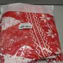 Joyreap 3 Pieces Christmas Duvet Cover Set, Red and White Reindeer Snowflake and Tree Pattern, Soft Breathable Microfiber for All Season, 1 Duvet Cover and 2 Pillow Shams (Twin, 68x90 inches)