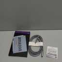 LISEN 10 FT USB C Cable Fast Charging, 240W 4 in 1 Charging Cable, Chubby Type C/A to C/Lightning Cable with Light for iPhone 16 15 14 Pro/MacBook/iPad/Samsung/Switch, Multi Chargers for All Devices (Grey)