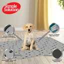 Simple Solution Washable Puppy Pads, Reusable Dog Pad, 34"x36", 2 Count | Dog Training Pads, Waterproof, Odor Control, Housebreaking, Senior Dogs, Reusable Dog Pads, Travel Friendly, Quick Dry
