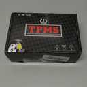 Motorcycle Tire Pressure Monitoring System, Motorcycle TPMS System with 2 External Sensors, LCD Display, IP67 Waterproof Dustproof, Motorbike Tyre Temperature Alarm, Two-Wheeled Motorcycle TPMS