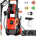 DAIMOT Electric High Pressure Washer - 8850 Pump Power Washer 3000PSI Max Included Foam Cannon, 4 Different Pressure Tips, 1/4 Quick Connect to Most Attachments & Accessories (3000 PSI/2.2 GPM)