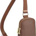 INICAT Anti Theft Crossbody Bag for Women, Small RFID Blocking Sling Purse with Zipper Lock for Travel, Vegan Leather