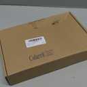 Colarr 50 Pcs Double Sided Sign Clips - Rotatable Mini Clip Clear Plastic Sign Holder Stand for Label Clothing Business Cards Retail