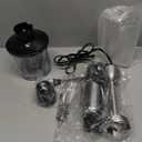 KOIOS Immersion Blender Handheld - Trigger Variable Speed 5-in-1 Immersion Hand Blender 1100W, Anti-Scratch Stainless Steel Shaft, Chopper & Milk Frother, Non-BPA for Soup, Baby Food and Smoothies