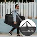 Christmas Tree Storage Bag, For 12 ft Disassembled Holiday Tree, Heavy Duty Xmas Holiday Tree Bag with Durable Handles & Dual Zipper (173*76*51cm)