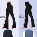 Sunzel High Waisted Mini Flare Leggings for Women, Workout Bootcut Flared Yoga Pants with Tummy Control for Casual Gym