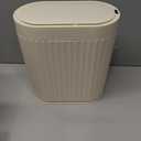 ELPHECO 2 Gallon Sensor Trash Can - IPX5 Waterproof Motion Sensor Trash Can, Automatic Bathroom Trash Bin, Slim Garbage Can for Bathroom, Office, Bedroom, Living Room, Beige