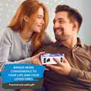 2 x e-ART USB Wall Charger 28W Dual Port QC3.0 Amps Fast Charging Block with LED Indicator, USB Cube Adapter Plug in Gift Box for iPhone 14 13 12 11 Pro Max XR Xs, Samsung, Android Phones, Tablet (White)