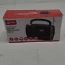 GPX R633B Portable Shortwave AM/FM Clock Radio (Black)