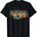 Montana T-Shirt, Black, Size 3XL