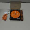 R300 CD Player Portable Bluetooth Desktop Retro CD Players for Home,Without Speakers, Rechargeble Battery Small Compact Vintage CD Player,SPDIF Out,Brown