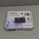 SMARTRO SC91 Projection Alarm Clock for Bedrooms with Weather Station, Wireless Indoor Outdoor Thermometer, Temperature Humidity Monitor Gauge Hygrometer