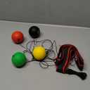 SQUAD Boxing Reflex Ball Set - 4-Level Reaction Balls + Adjustable Headband - Train Speed, Timing & Hand-Eye Coordination - Safe Fun for Kids & Adults - Boxing/MMA/Krav MAGA Home Workout Gift