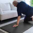 Hatha Yoga 4/5 inch TPE Yoga Mat Fitness & Exercise Mats Large Size 72"L x 32"W Non-Slip Anti-Tear For Women Men