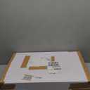 Gotonovo Exposed Shower Faucet Set 8 Inch Rainfall Showerhead 3-Function Shower Fixture with Tub Spout 2 Corss Handles Shower System, Polish Gold