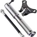 Pro Bike Tool Mini Bike Pump - Compact and Portable Bicycle Tire Pump for Fast Inflation - Compatible with Presta and Schrader Valves - Lightweight and Durable Design - Essential Bicycle Accessories