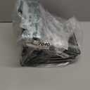 1InTheOffice Metal Mesh File Organizer, Black Wire Mesh 5 Section Incline Sorter, Black Finish