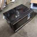 Farberware 1.1 Cu. Ft. Countertop Microwave Oven  1000 Watts Power, Auto Cook Settings, Defrost, Easy Clean and Child Safety Lock - Stainless and Black