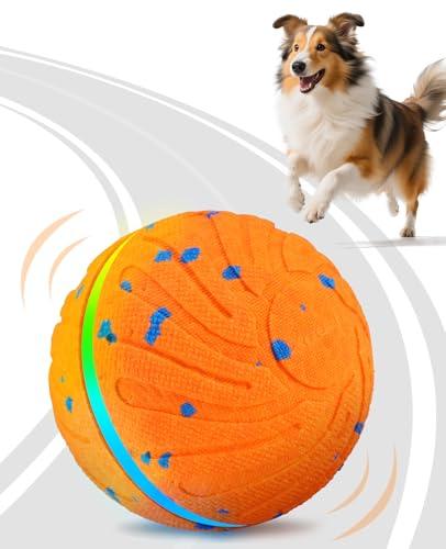 Xeuch Smart Interactive Dog Balls, Automatic Moving Ball for Medium and Large Dogs, ETPU New Material, Motion Activated Rolling & Rotating Bouncy Toy for Dog Enrichment & Stimulation