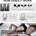 KOHEEL Nasal Dilator, Reduce Snoring and Improve Airflow, Anti Snoring Device with Various Sizes, Comfortable Nose Vents, Breathing Aids for Better Sleep and Exercise (6 Count)