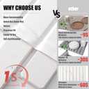 Stone Drying Mat for Kitchen Counter-Super Absorbent PU Dish Drying Mat, Quick Dry Stone Mat Kitchen for Dishes, Bottles & Cups, Large Foldable Stone Dish Drying Mat, Non-Slip Kitchen Mat (24" x 16")