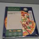 Pizza Pan - 14 Inch Nonstick Pizza Pan for Oven with Widen Handles for Cooking, Baking, and Grilling - Durable, Even Heating, Long-Lasting Kitchen Cookware (1, Black)