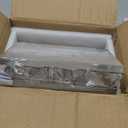 EHWINE 12 Pack Acrylic Sign Holder 4 x 6, Double Sided Gold Picture Frame Stand up Table Top Sign Holders, Clear Display Stand Menu Flyer Holder for Wedding Party