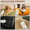 2 x 4 in 1 Cat Steam Brush for Shedding, Rechargeable Steam Pet Brush for Dog and Cat, Anti-Static, Massage, Cleaning, Shedding & Combing All In One!(Brown)