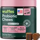 Probiotic Chews for Dogs, Gut & Immune Support, 60 ct | Supplement for Digestive Health. For All Breed Sizes. Made with Prebiotics, Probiotics and Fiber. 3 Months+. Pork Flavor.