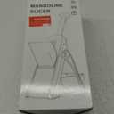 SupMaKin Safe Mandoline Slicer for Kitchen, Potato Slicer for Chips, Vegetable & Food Slicer,Thickness Adjustable 0.1-8 mm, Kitchen Faster Slice Artifact White (Only Slice)