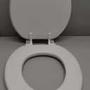 Mayfair 11 000 Economy Soft Cushion Toilet Seat, ROUND, White