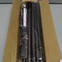 GXOACKJ 2 Pack Brown Curtain Rods for windows 66 to 120 inch, 5/8 inch Splicing Heavy Duty Metal Curtain Rod Set with Brackets