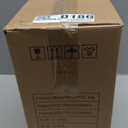 Yatmung 4 Gallons Bathroom Trash Can Automatic Touchless - 15.5 Liters Smart Trash Can Motion Sensor - Narrow, Plastic - Slim Electric Trash Bin - Skinny Garbage Can with Lid (Matte Black)