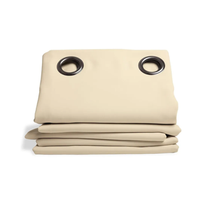 Moondream ThermActivâ„¢ 2-in-1 Thermal Insulated & Blackout Curtain | Winter+Sommer | 100% Light Blocking | Patented Technology | Made in Europe | Grommet | 55" W x 84" L | Beige - Eggshell MC634 Moondream ThermActivâ„¢ 2-in-1 Thermal Insulated & Blackout Curtain | Winter+Sommer | 100% Light Blocking | Patented Technology | Made in Europe | Grommet | 55" W x 84" L | Beige - Eggshell MC634