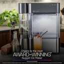 GE Profile Opal 2.0 | Countertop Nugget Ice Maker | Ice Machine with WiFi Connectivity | Smart Home Kitchen Essentials | Black Stainless