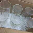 6 Pcs Glass Cylinder Vases, 12 Inch Tall Clear Ribbed Glass Vases for Centerpieces, Flower Vases for Wedding Decoration, Hurricane Floating Candle Holder for Table Shelf Party Home Decor