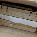 deli Desktop Bookshelf, High-Capacity Desk Hutch Organizer, Natural, 35.4"L x 10"W x 35.4"H