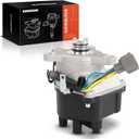 A-Premium Ignition Distributor Compatible with Honda CR-V CRV 1997-1998 L4 2.0L, Black Cap and Rotor Kit