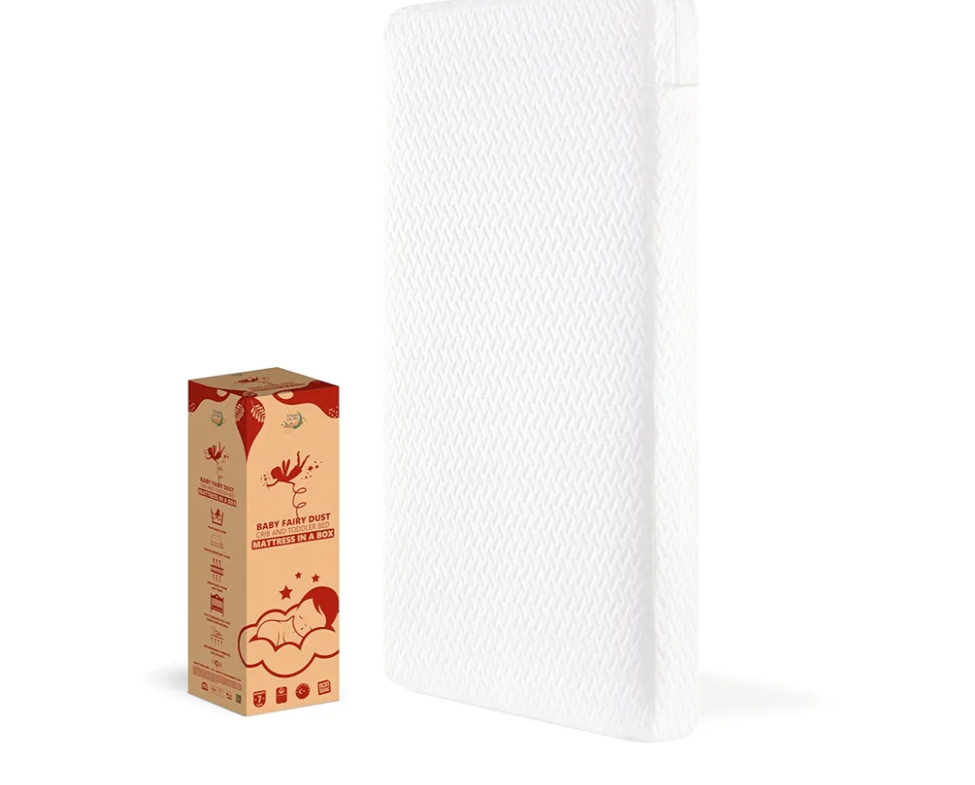 Dream On Me Baby Fairy 5” Foam Crib & Toddler Bed Mattress