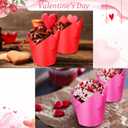 200 Pcs Tulip Cupcake Liners Muffin Baking Cupcake Liners Baking Cups Holders Heat Resistant Muffin cups Wrappers for Wedding Party Birthday Baby Shower Party(Vivid Color)
