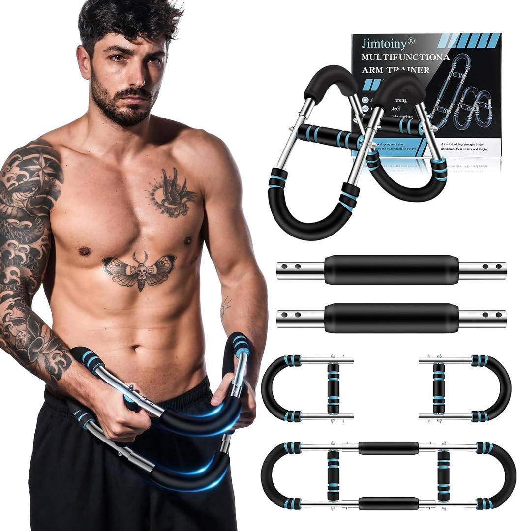 Professional Twister Arm Trainer, Adjustable 60-100lb Chest Workout Equipment for Men, Portable Detachable Design for Home Gym, Arm Chest and Shoulder Muscle Strength Exerciser Training