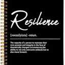 Pack of 4 Ecezatik Inspirational Spiral Notebooks, Inspirational Journal, Inspirational Journal for Women Men Writing, Resilience Spiral Notebook 8.3×5.5 Inch