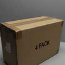 CTSNSLH 4 Tier Plastic Storage Bins and Boxes Organizer - Stackable with Lids for Bedroom, Living Room, Office - Foldable Containers (White)