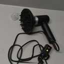 Dual Voltage Travel Hair Dryer, Mini Ionic Hair Dryers with Magnetic Curly Diffuser, 1500W High-Speed Fast Drying, Lightweight Compact Portable Blow Dryer, Gift Women,Quiet,European 100-240V (Black)