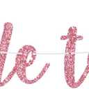 2 x Bride to Be Banner, Bowknot Bachelorette Sign, Bow Coquette Theme Bridal Shower Engagement Wedding Party Decorations