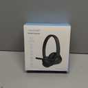 TECKNET Wireless Headset, Bluetooth Headset with Noise Cancelling Microphone - Rechargeable Bluetooth V5.2 Headphones, 50H Playtime & Mic Mute, On Ear Headphones for Trucker/Remote Work/Call Center (Deep Black)