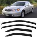 Window Visors Rain Guards Shield for 2002-2006 Toyota Camry, Out-Channel Window Vent Wind Deflectors Visors Shades for 02-06 Camry